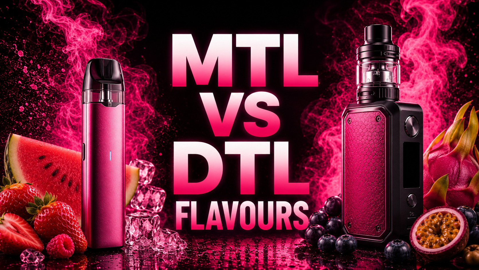 MTL vs DTL Flavours: How Your Device Changes the Taste