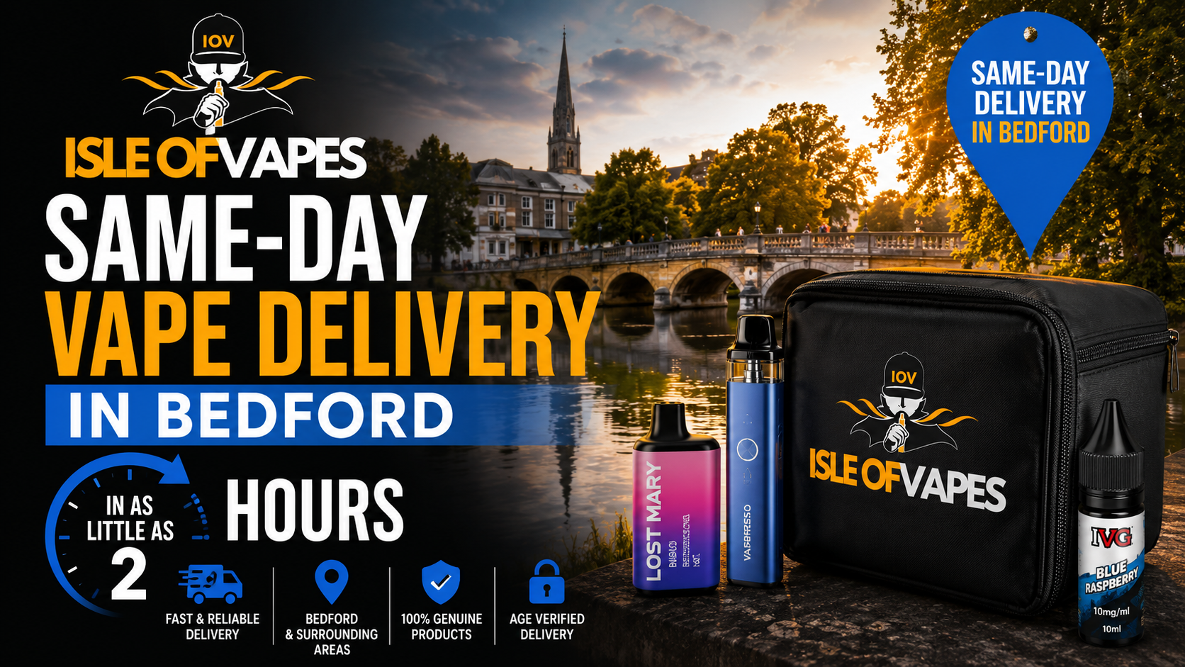 Same-Day Vape Delivery in Bedford – Get Your Order in 2 Hours