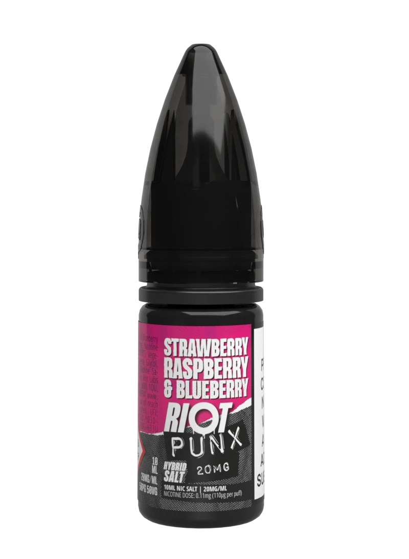 Strawberry, Raspberry & Blueberry Punx Salt by Riot 10ml