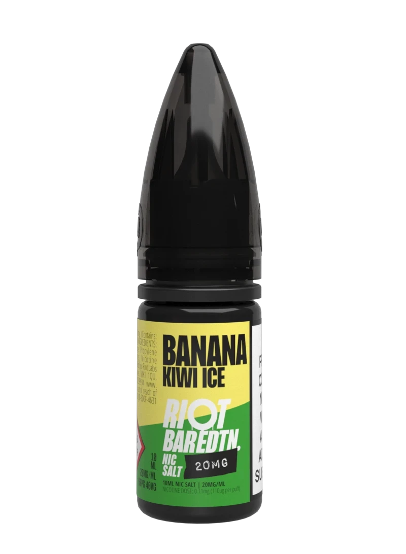 Banana Kiwi Ice Riot BAR EDTN Nic Salt 10ml