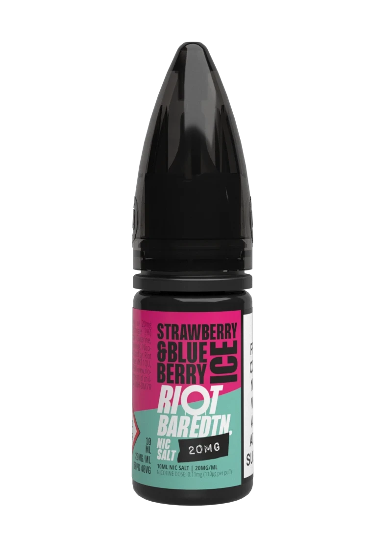 Strawberry & Blueberry Ice Riot BAR EDTN Nic Salt 10ml