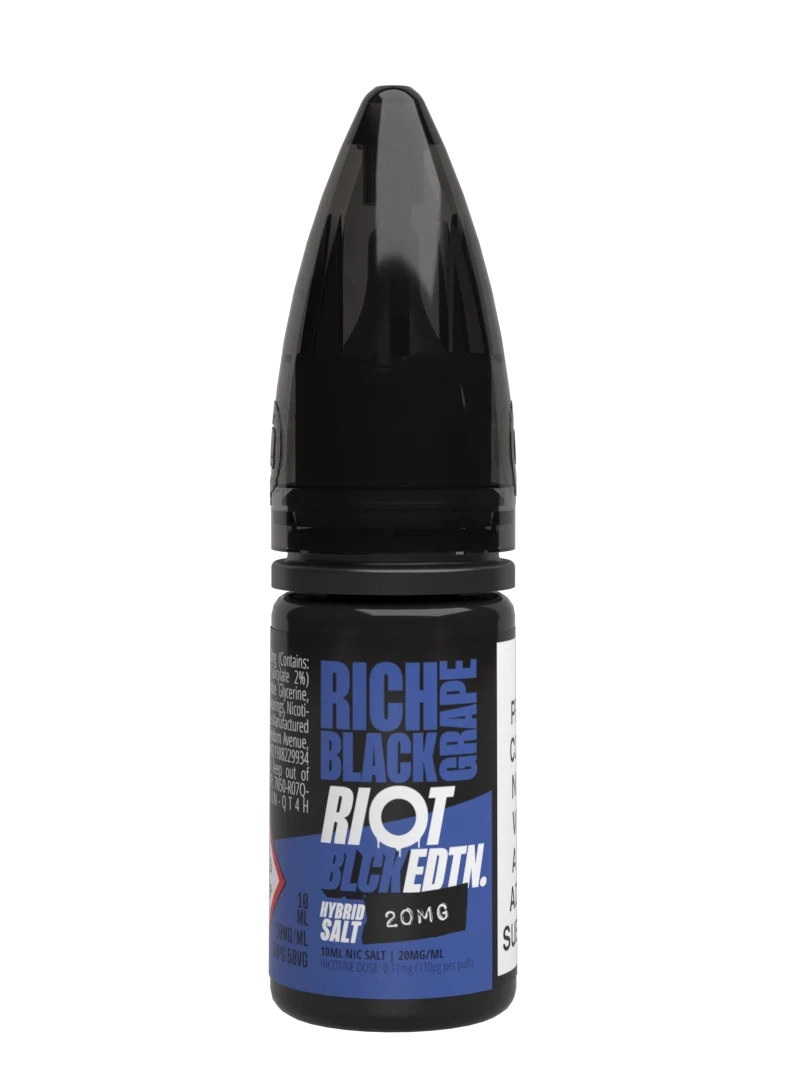 Rich Black Grape BLCK EDTN Salt by Riot 10ml