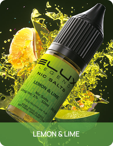 Elux Legend Lemon & Lime 10mg 10ml manufacturer packaging