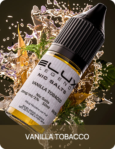 Elux Legend Vanilla Tobacco 10mg 10ml manufacturer packaging