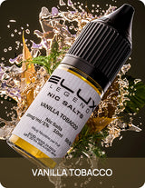 Elux Legend Vanilla Tobacco 10mg 10ml manufacturer packaging