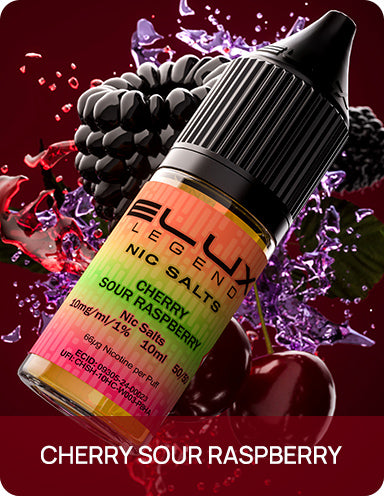 Elux Legend Cherry Sour Raspberry 10mg 10ml manufacturer packaging