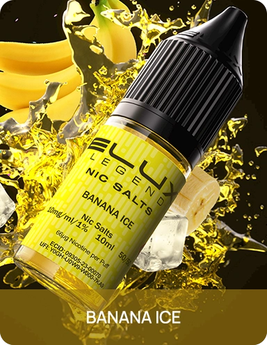 Elux Legend Banana Ice 10mg 10ml manufacturer packaging