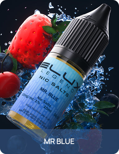 Elux Legend Mr Blue 10mg 10ml manufacturer packaging