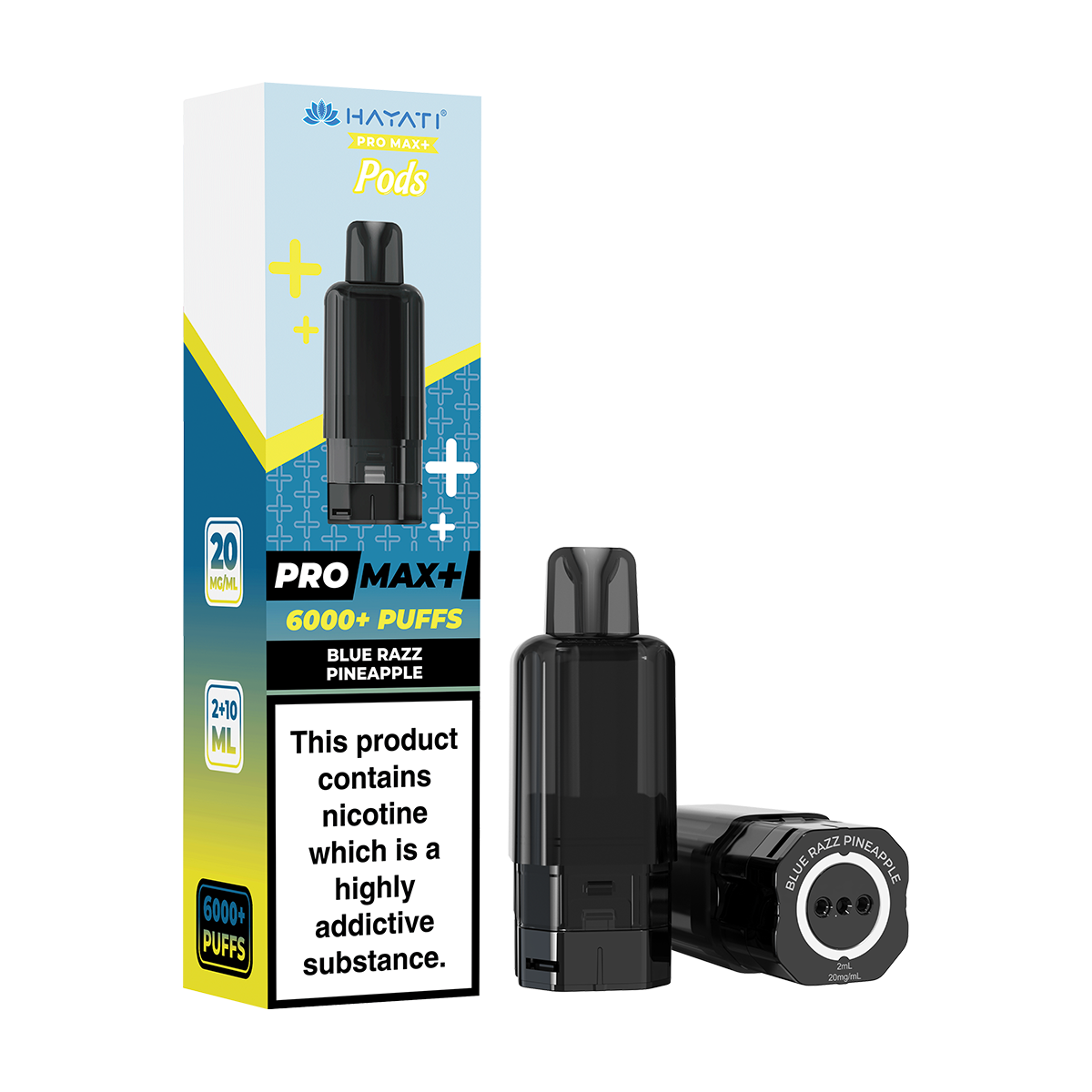Blue Razz Pineapple Hayati Pro Max+ Refill Pack