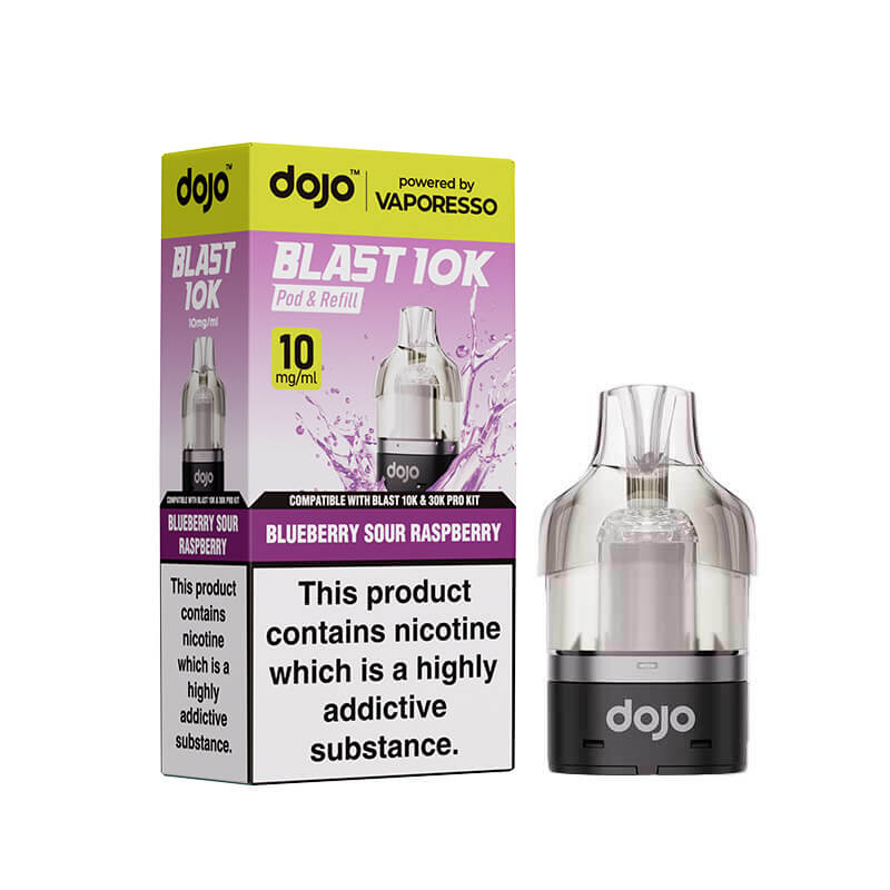 Dojo Blast 10K Blueberry Sour Raspberry Refill Pack