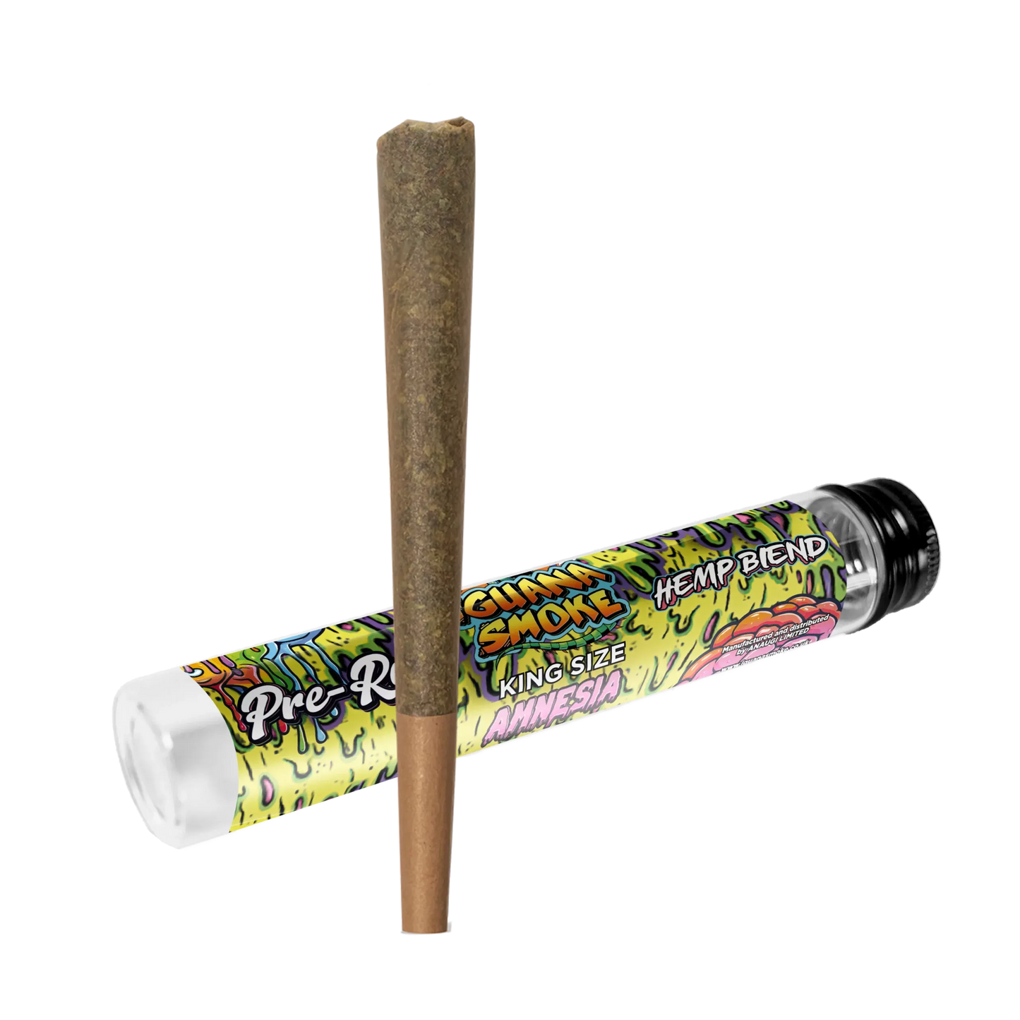 Iguana Smoke Hemp Blend Pre-Roll King Size - Amnesia