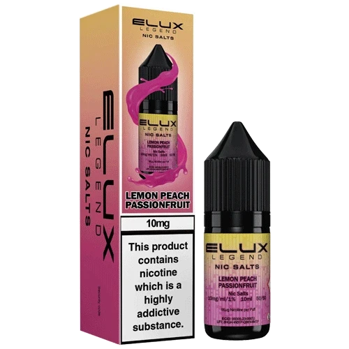Lemon Peach Passion Nic Salt by Elux Legend