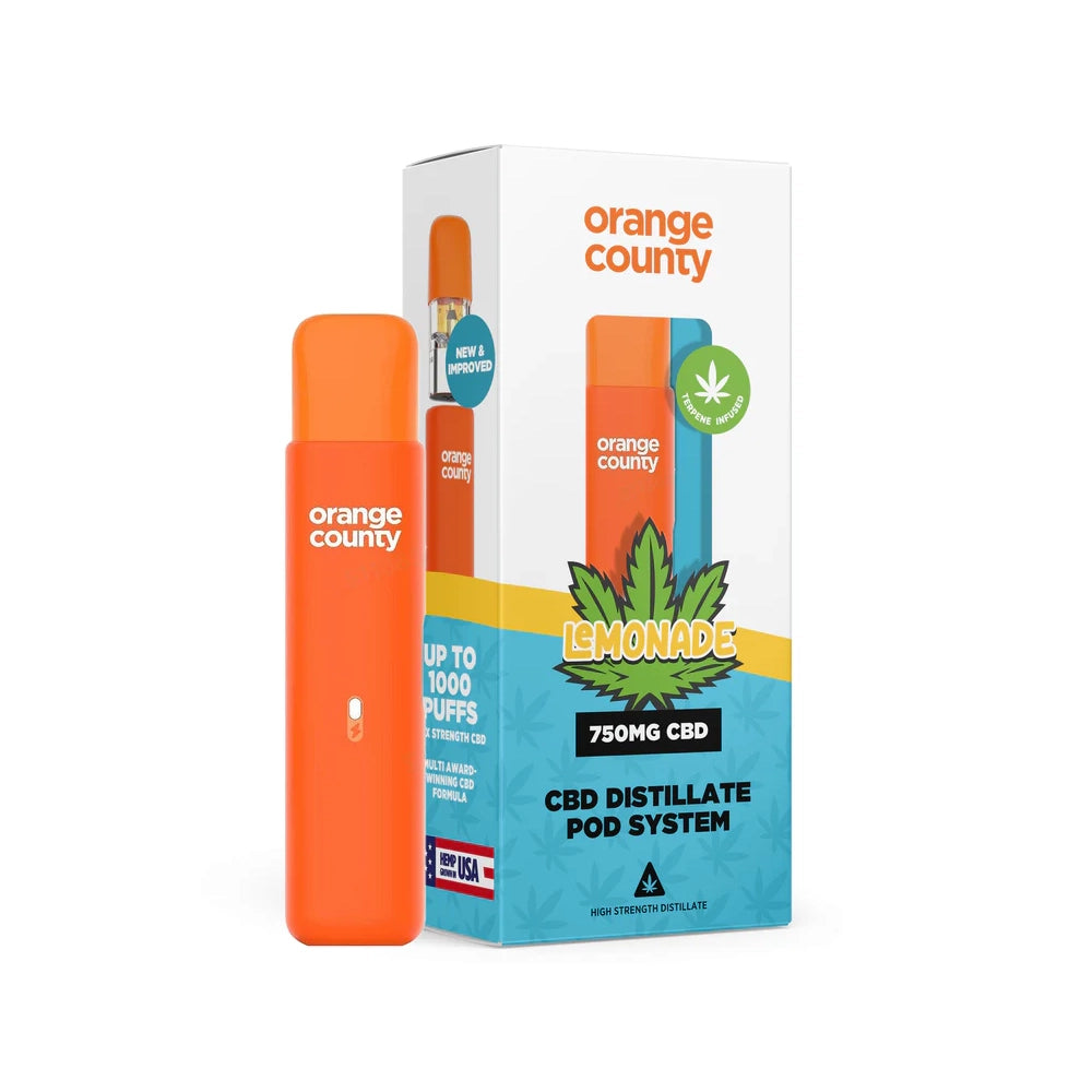 Orange County Lemonade CBD Distillate Pod System 750mg