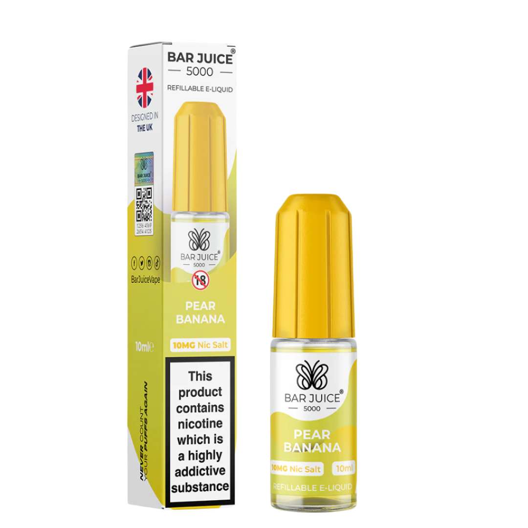 Bar Juice 5000 Pear Banana 10mg 10ml verified packaging
