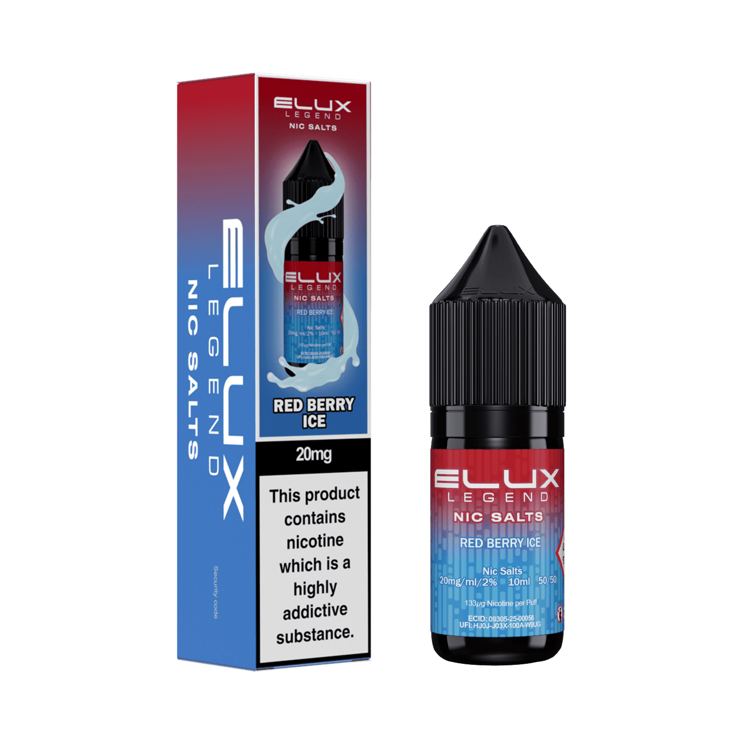 Red Berry Ice Nic Salt by Elux Legend product image