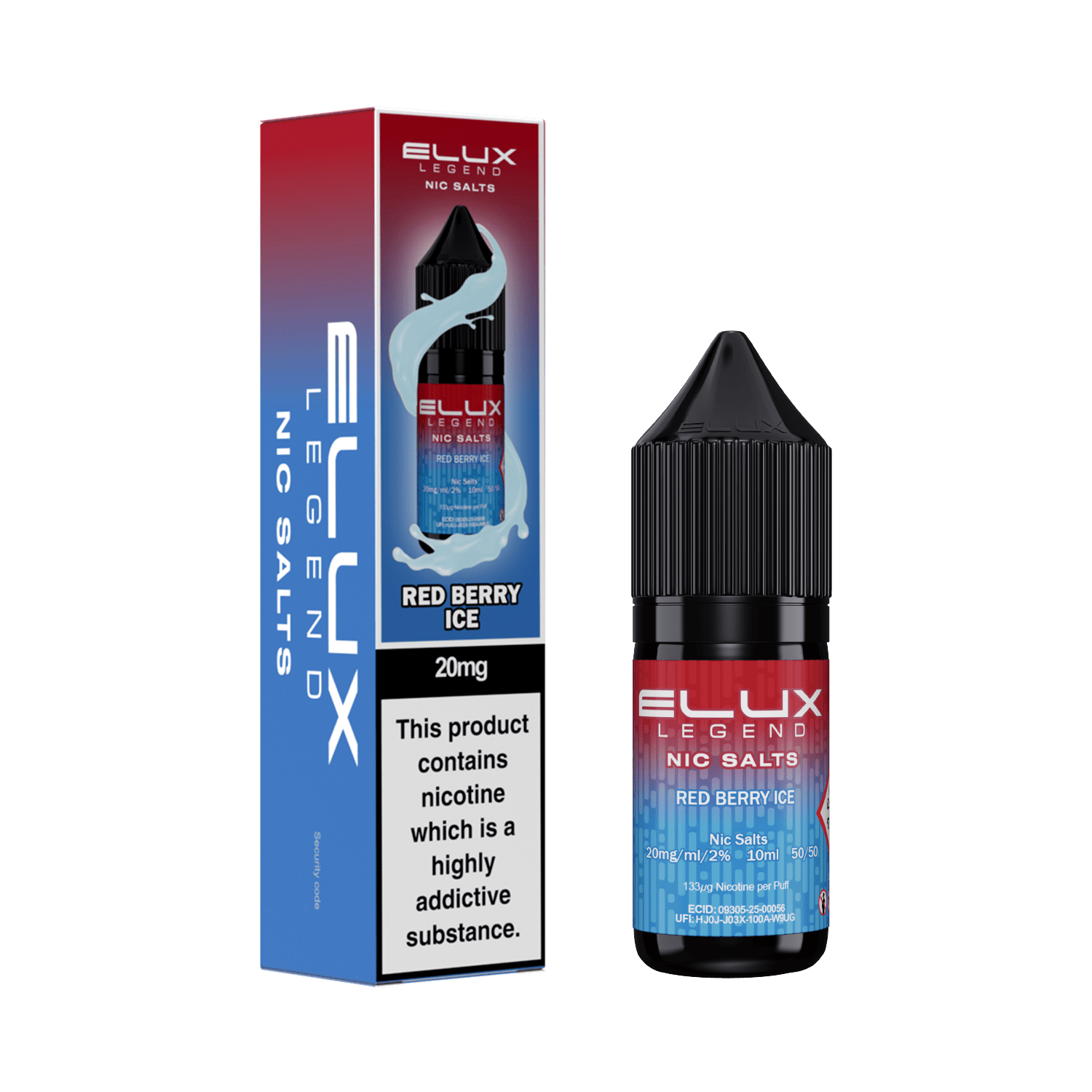 Red Berry Ice Nic Salt by Elux Legend product image