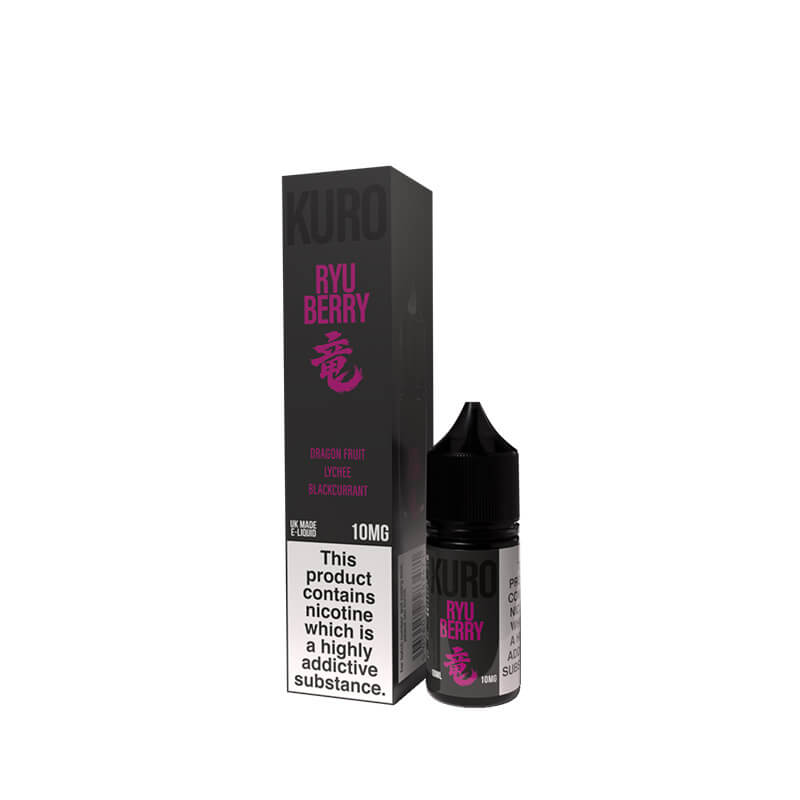 Kuro Ryu Berry Nic Salt E-Liquid 10ml