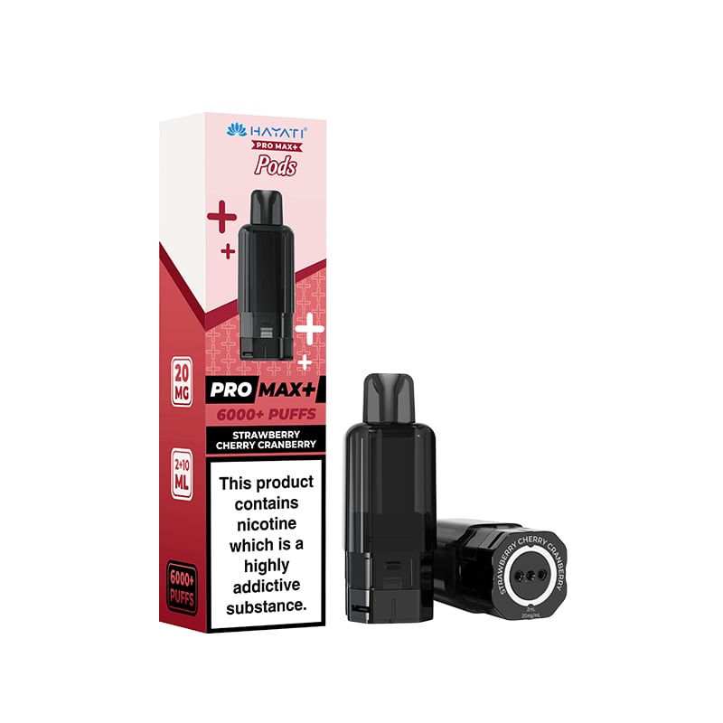 Hayati Pro Max+ Strawberry Cherry Cranberry Refill Pack