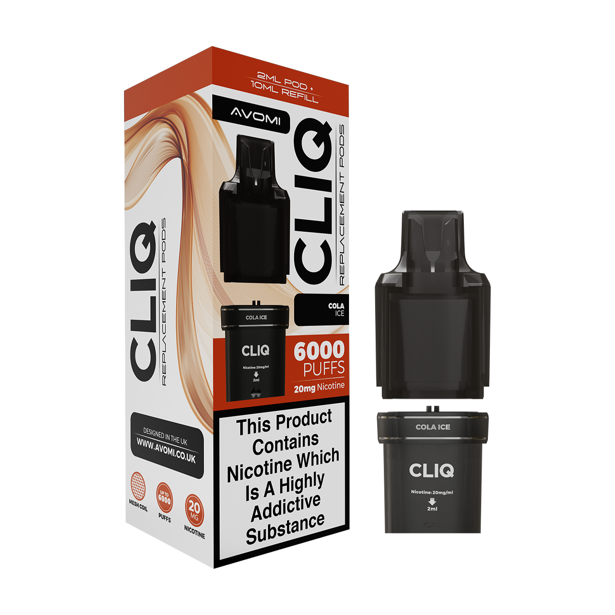 Cola Ice Avomi Cliq 6000 Refill Pack