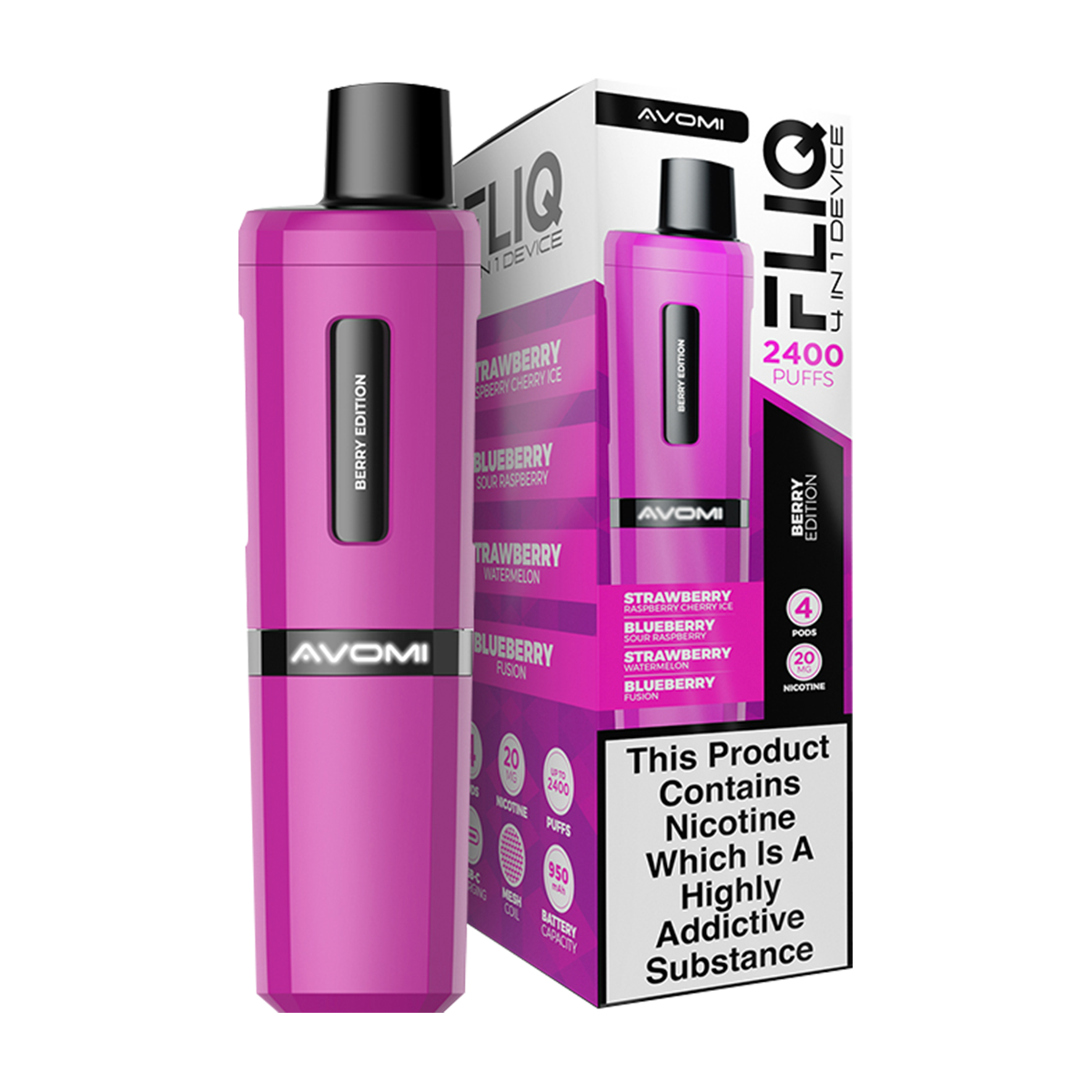 Avomi Fliq 4in1 Vape Kit | Isle of Vapes