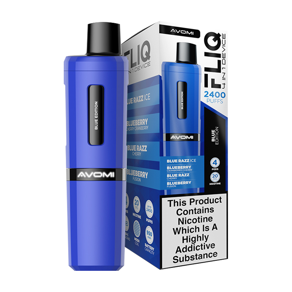 Avomi Fliq 4in1 Vape Kit | Isle of Vapes