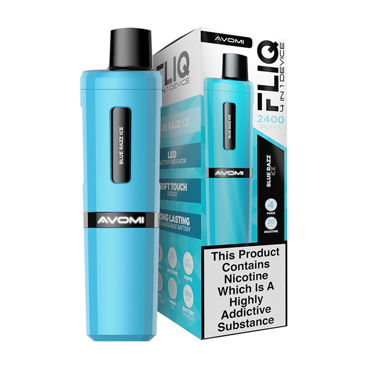 Avomi Fliq 4in1 Vape Kit | Isle of Vapes