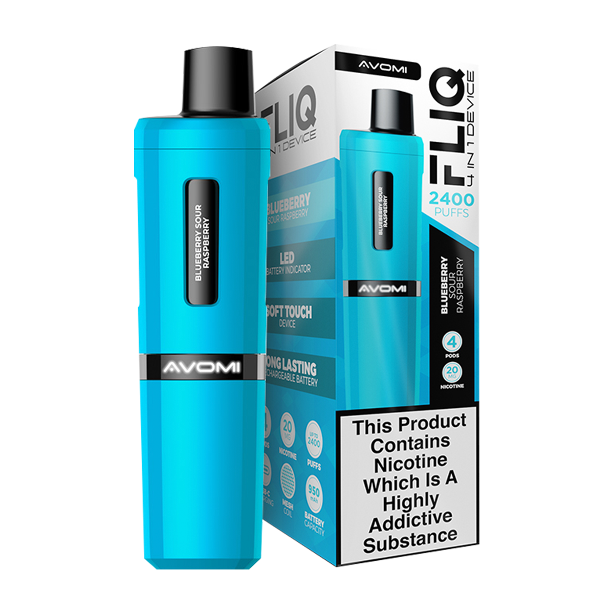 Avomi Fliq 4in1 Vape Kit | Isle of Vapes