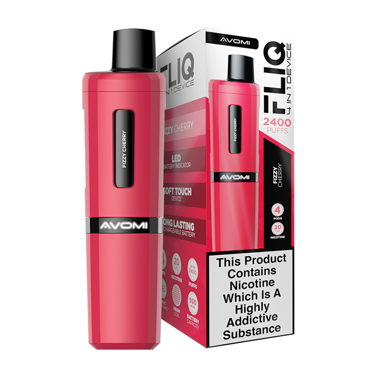 Avomi Fliq 4in1 Vape Kit | Isle of Vapes