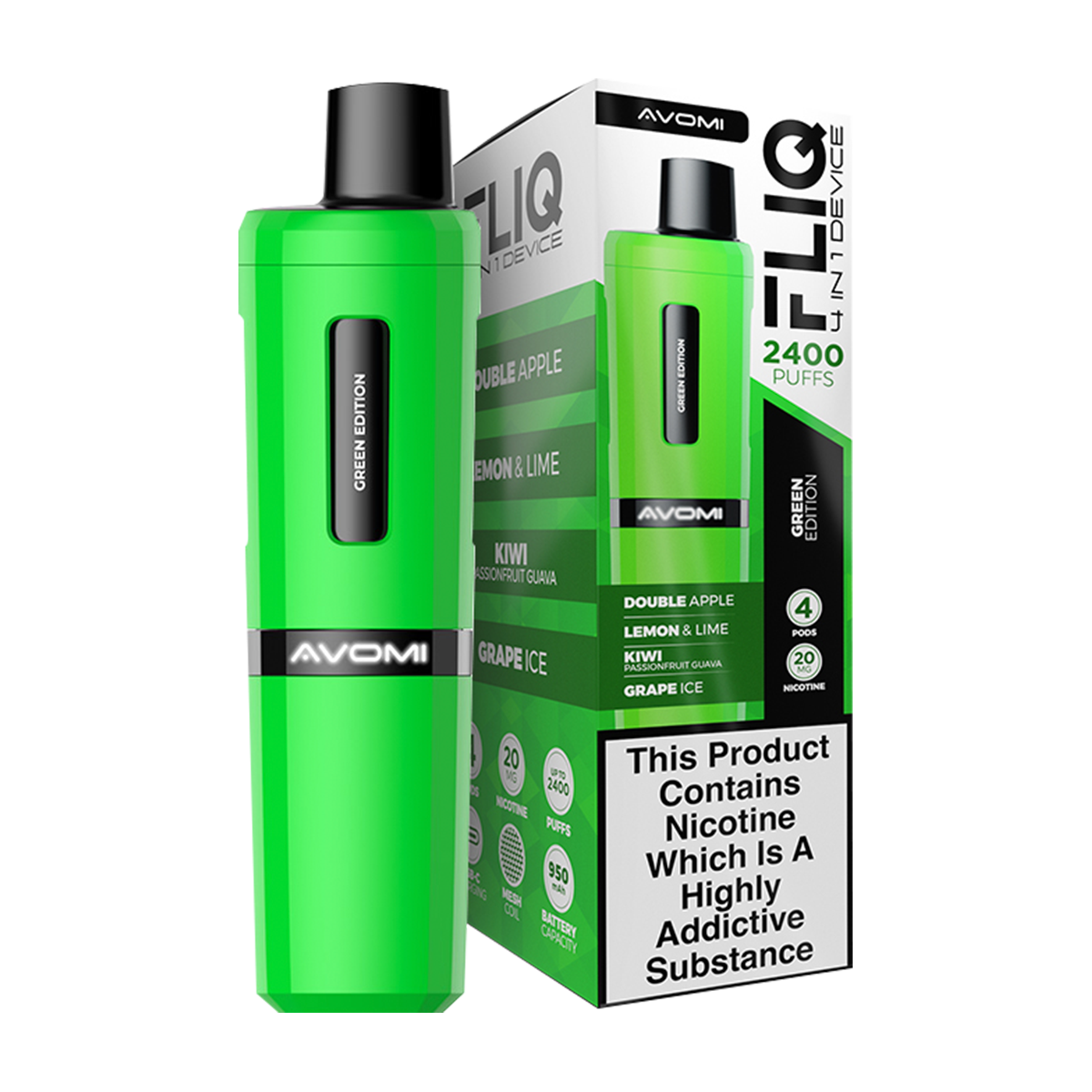 Avomi Fliq 4in1 Vape Kit | Isle of Vapes