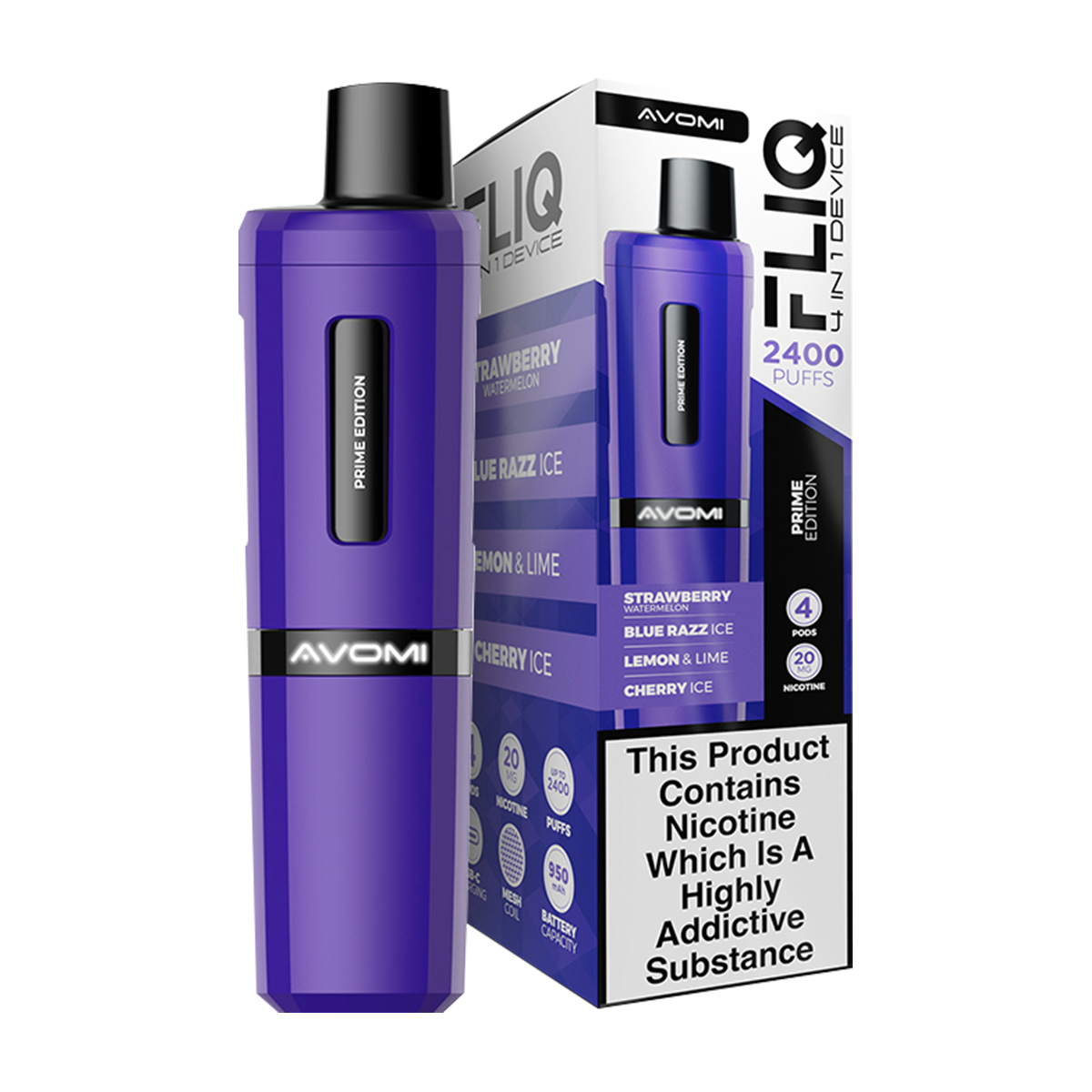 Avomi Fliq 4in1 Vape Kit | Isle of Vapes