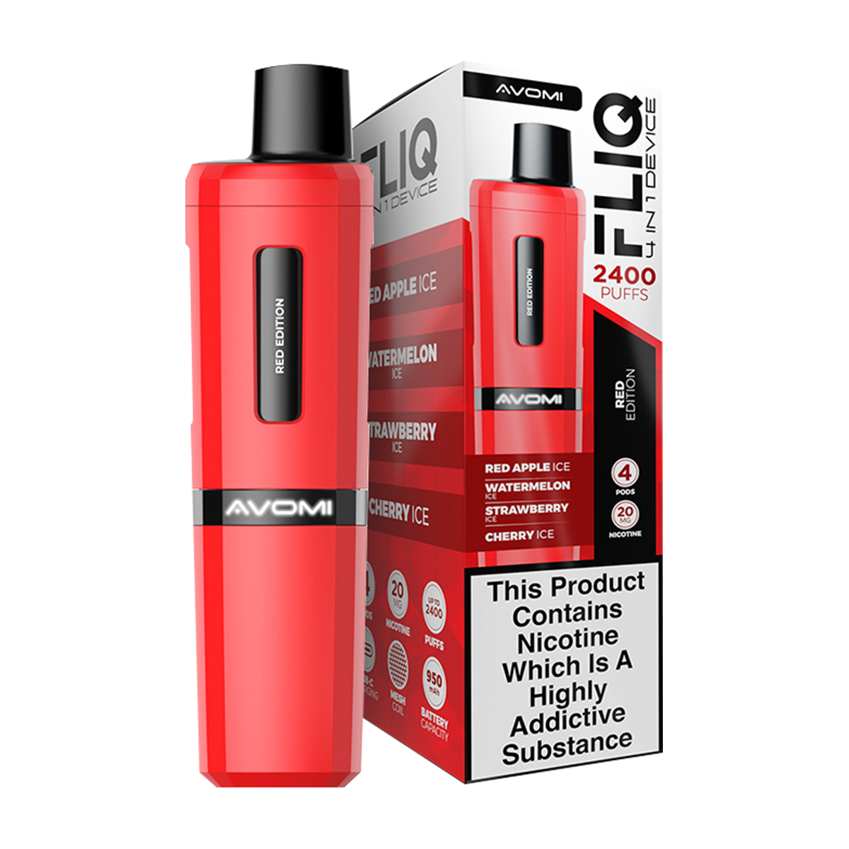 Avomi Fliq 4in1 Vape Kit | Isle of Vapes