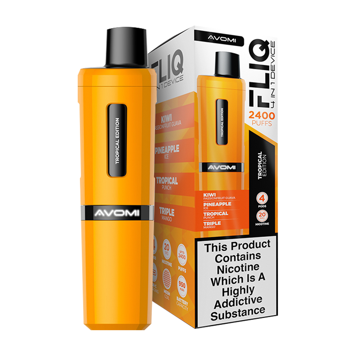 Avomi Fliq 4in1 Vape Kit | Isle of Vapes
