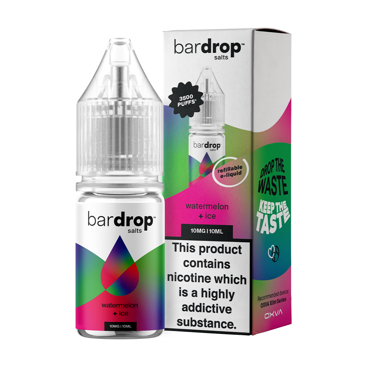 Watermelon Ice Nic Salt by Bar Drop | Isle of Vapes