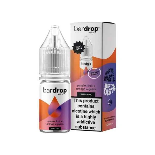 Passionfruit Orange Guava Nic Salt by Bar Drop
