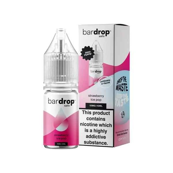Strawberry Ice Pop Nic Salt by Bar Drop