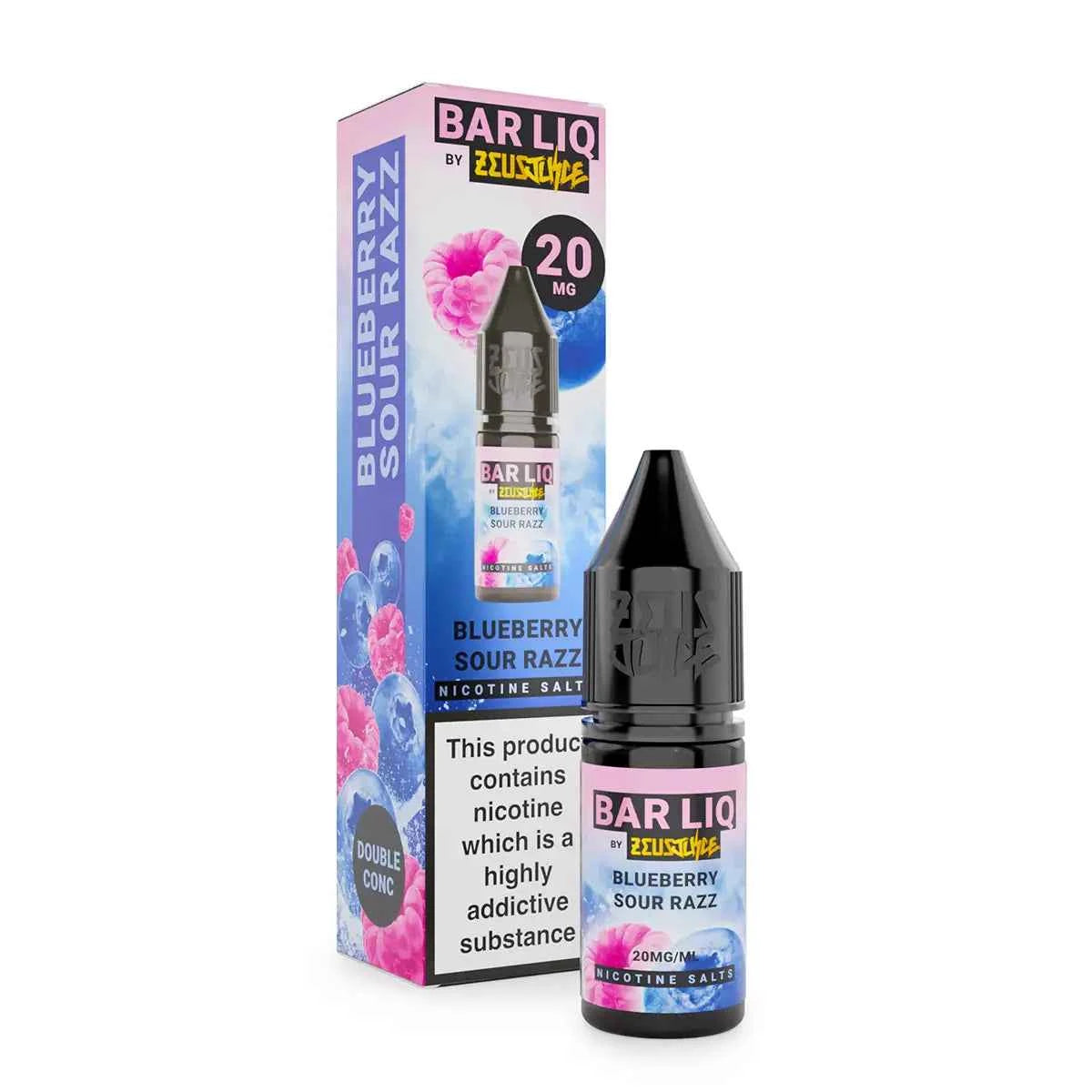 Blueberry Sour Razz Zeus Juice Bar Liq Nic Salt