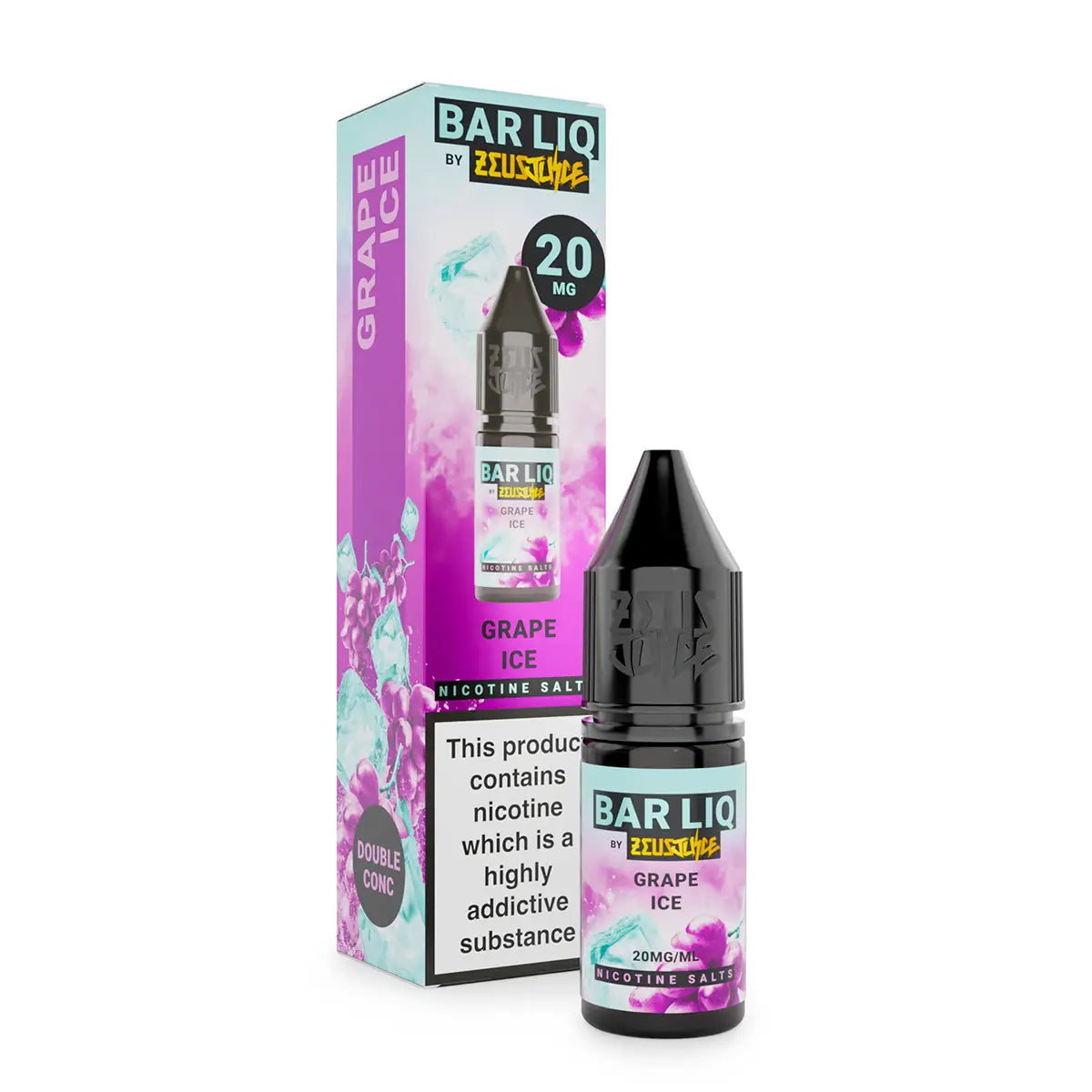Grape Ice Zeus Juice Bar Liq Nic Salt product image
