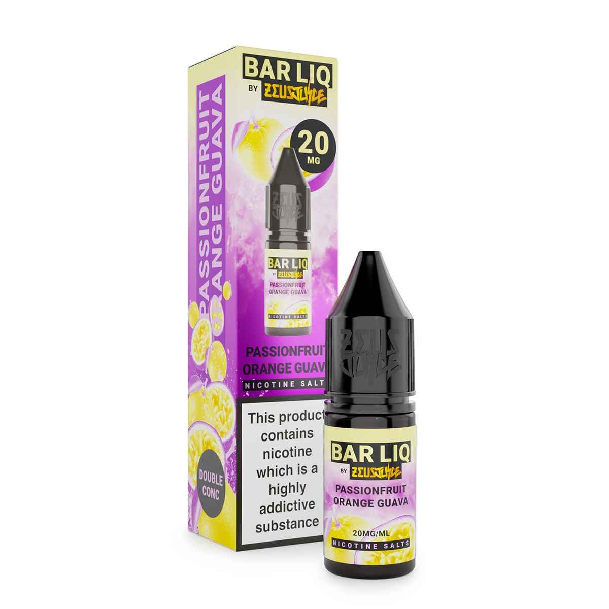 Passionfruit Orange Guava Zeus Juice Bar Liq Nic Salt