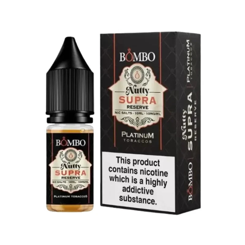 Bombo Nutty Supra Nic Salt E-Liquid 10ml