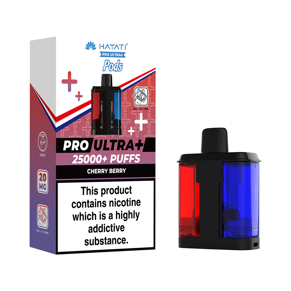 Cherry Berry Hayati Pro Ultra Plus Refill Pack | Isle of Vapes