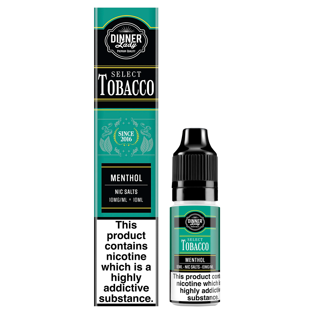 Menthol Tobacco Bar Salts by Dinner Lady | Isle of Vapes