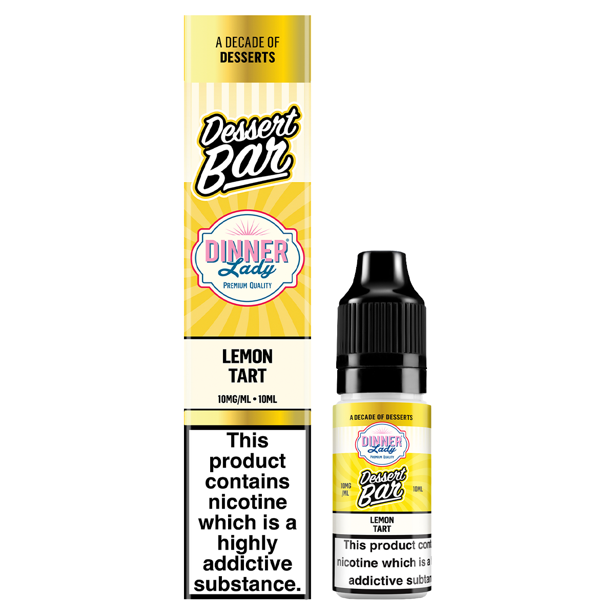 Lemon Tart Nic Salt by Dinner Lady Dessert Bar Range