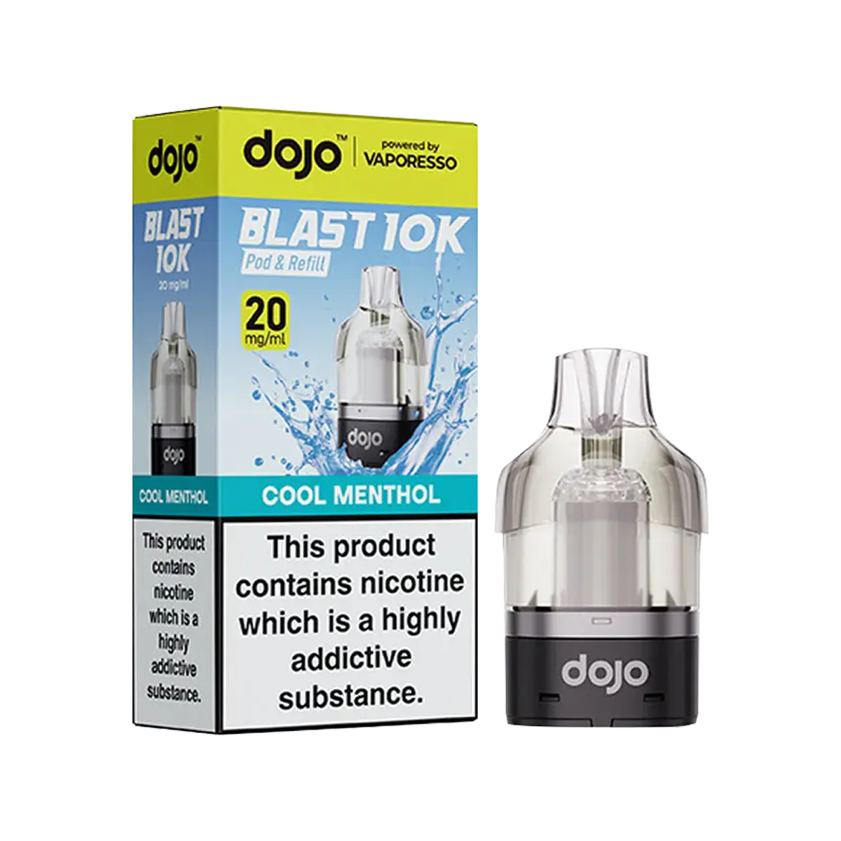 Cool Menthol Dojo Blast 10K Refill Pack