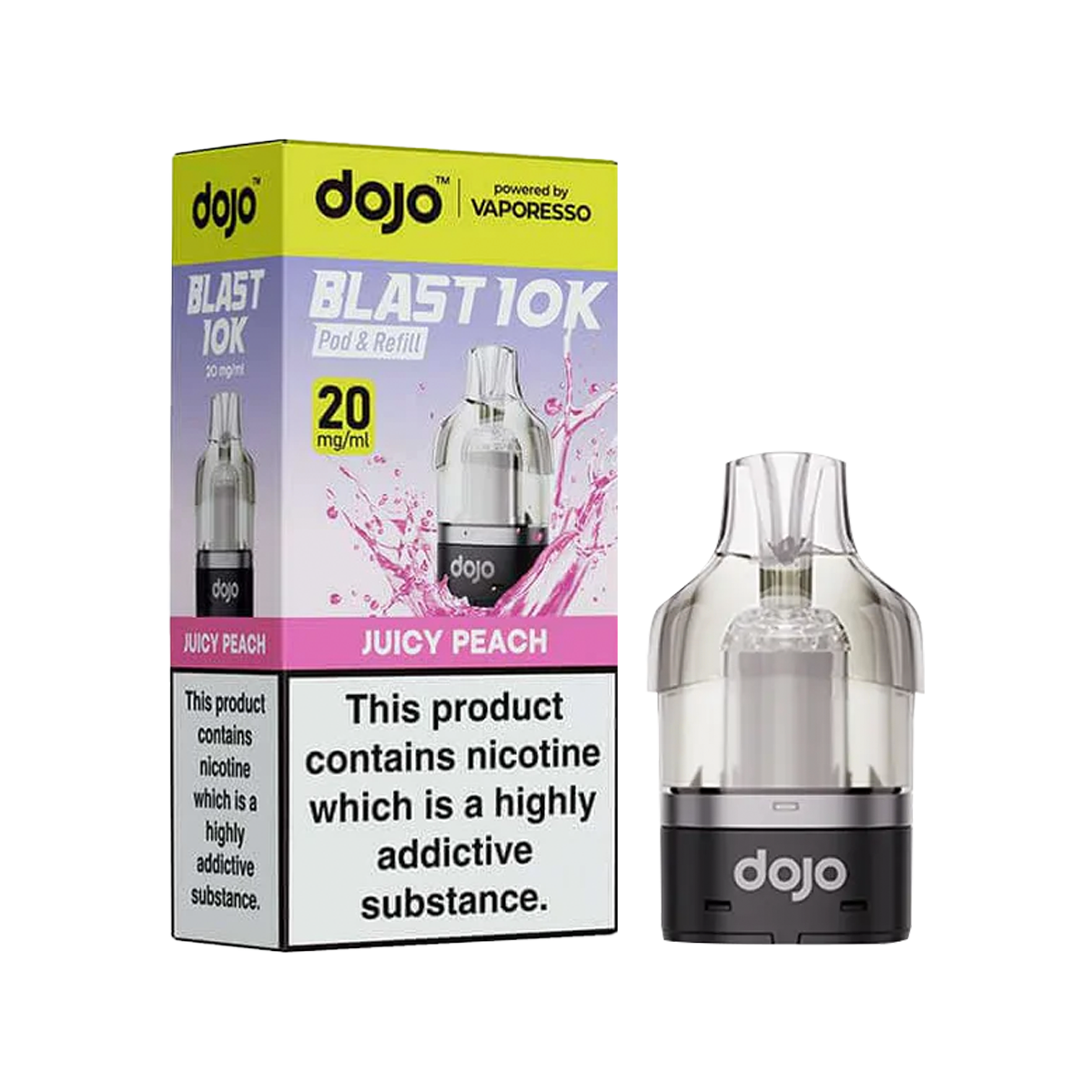 Juicy Peach Dojo Blast 10K Refill Pack