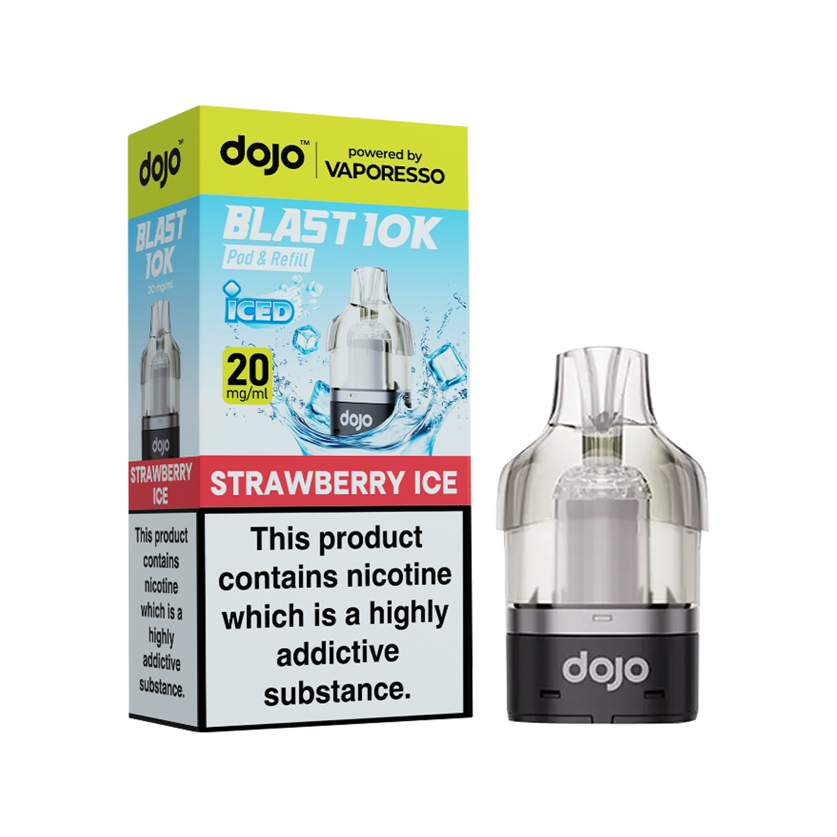 Strawberry Ice Dojo Blast 10K Refill Pack