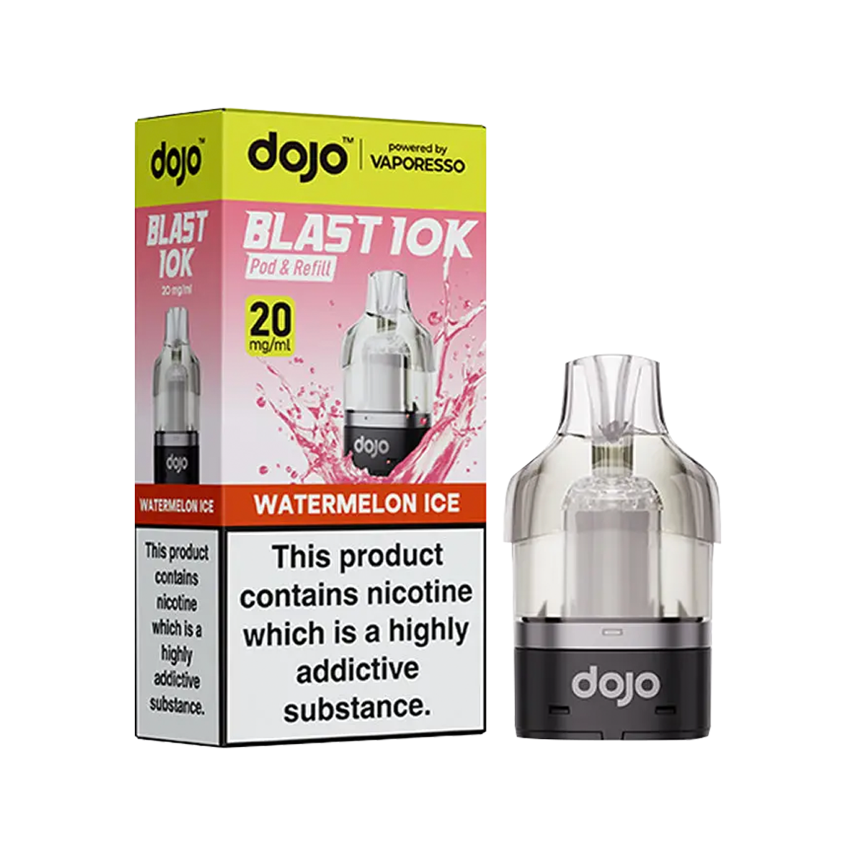 Watermelon Ice Dojo Blast 10K Refill Pack
