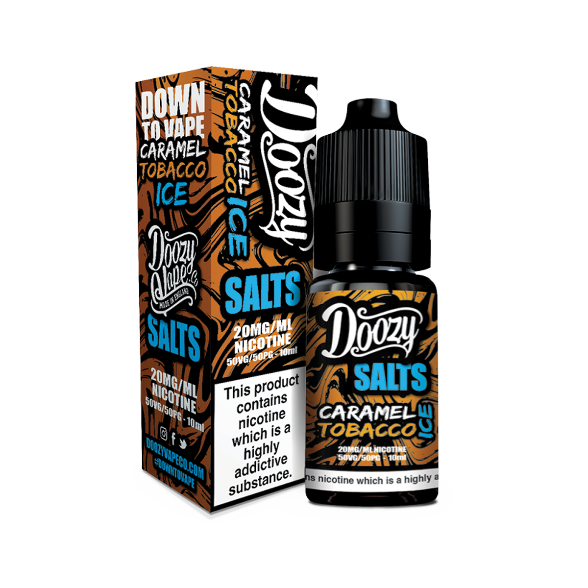 Caramel Tobacco Ice by Doozy Salts | Isle of Vapes