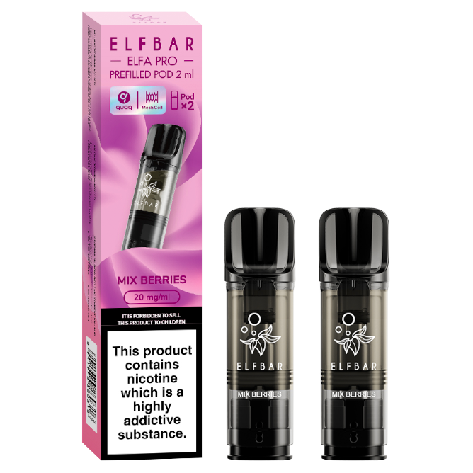 Mix Berries Elfbar Elfa Pro Pods | Isle of Vapes