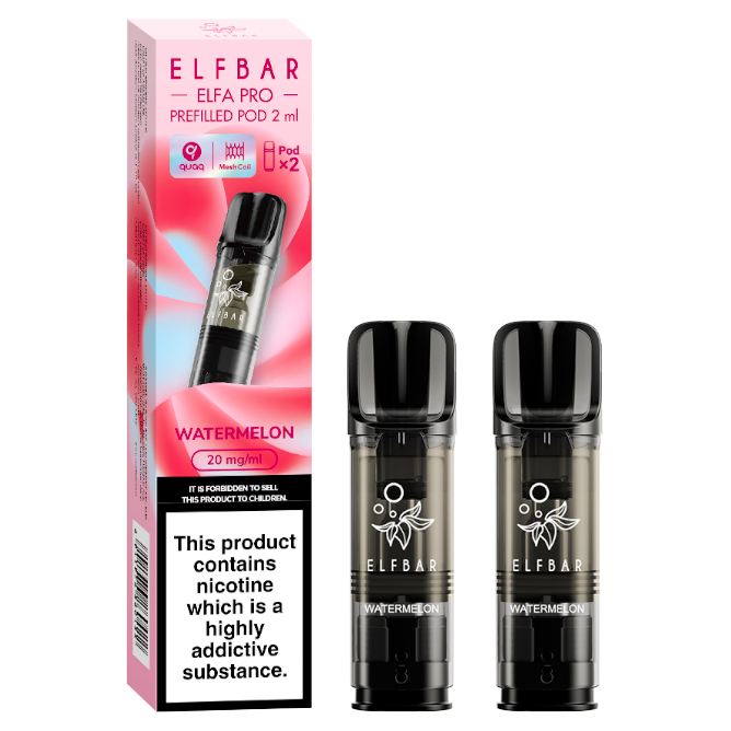 Watermelon Elfbar Elfa Pro Pods | Isle of Vapes