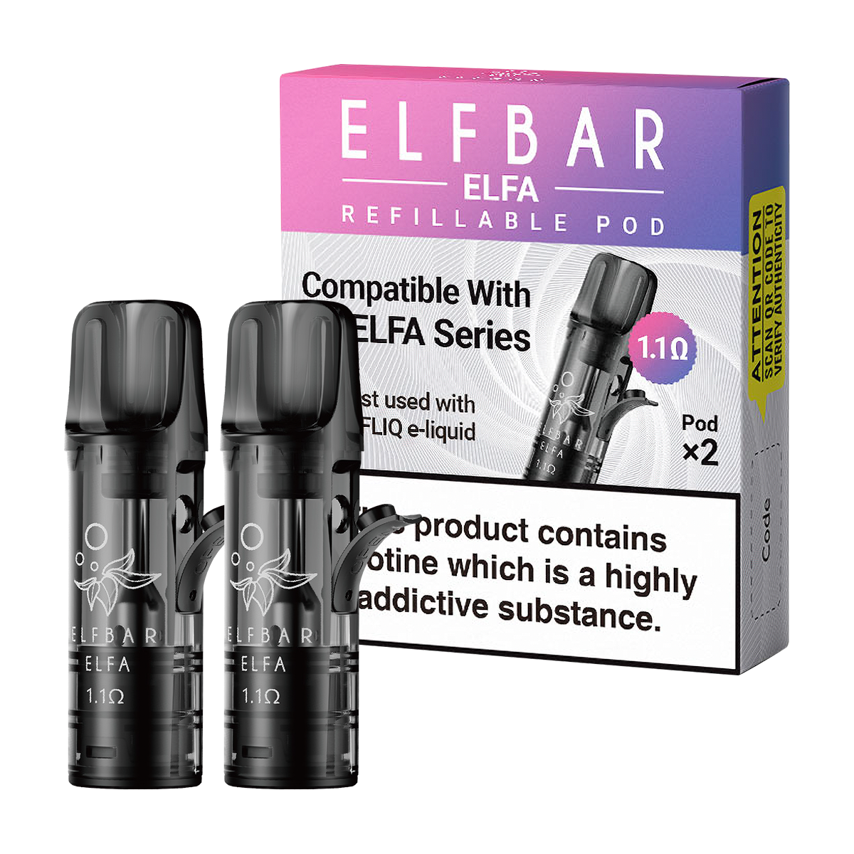 Elfbar Elfa Refillable Pods | Isle of Vapes